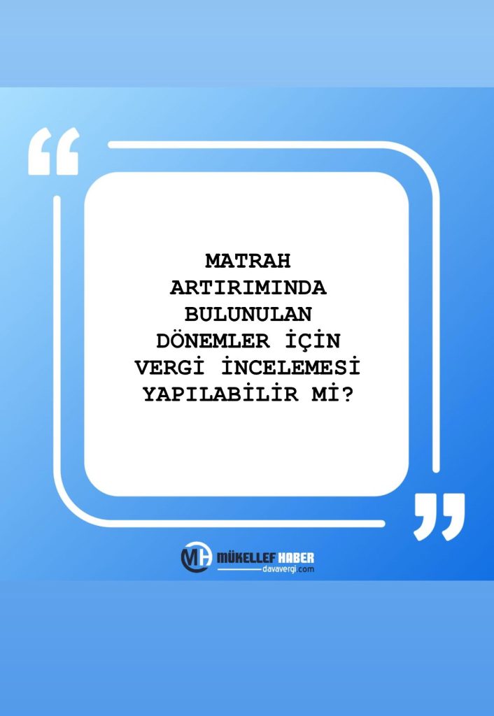 VERGİ İNCELEMESİ