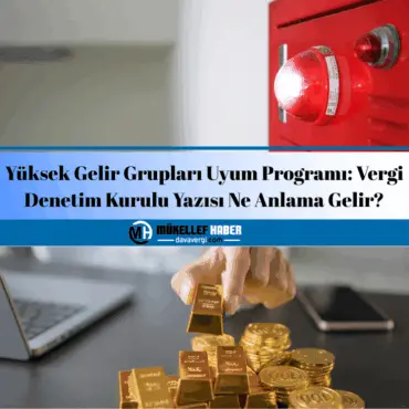 Yüksek Gelir Grupları Uyum Programı - Vergi Denetim Kurulu Yazısı Ne Anlama Gelir?